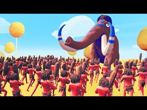 1000 MEN vs 1 MAMMOTH! The Most POWERFUL TABS Unit!? (Totally Accurate Battle Simulator)