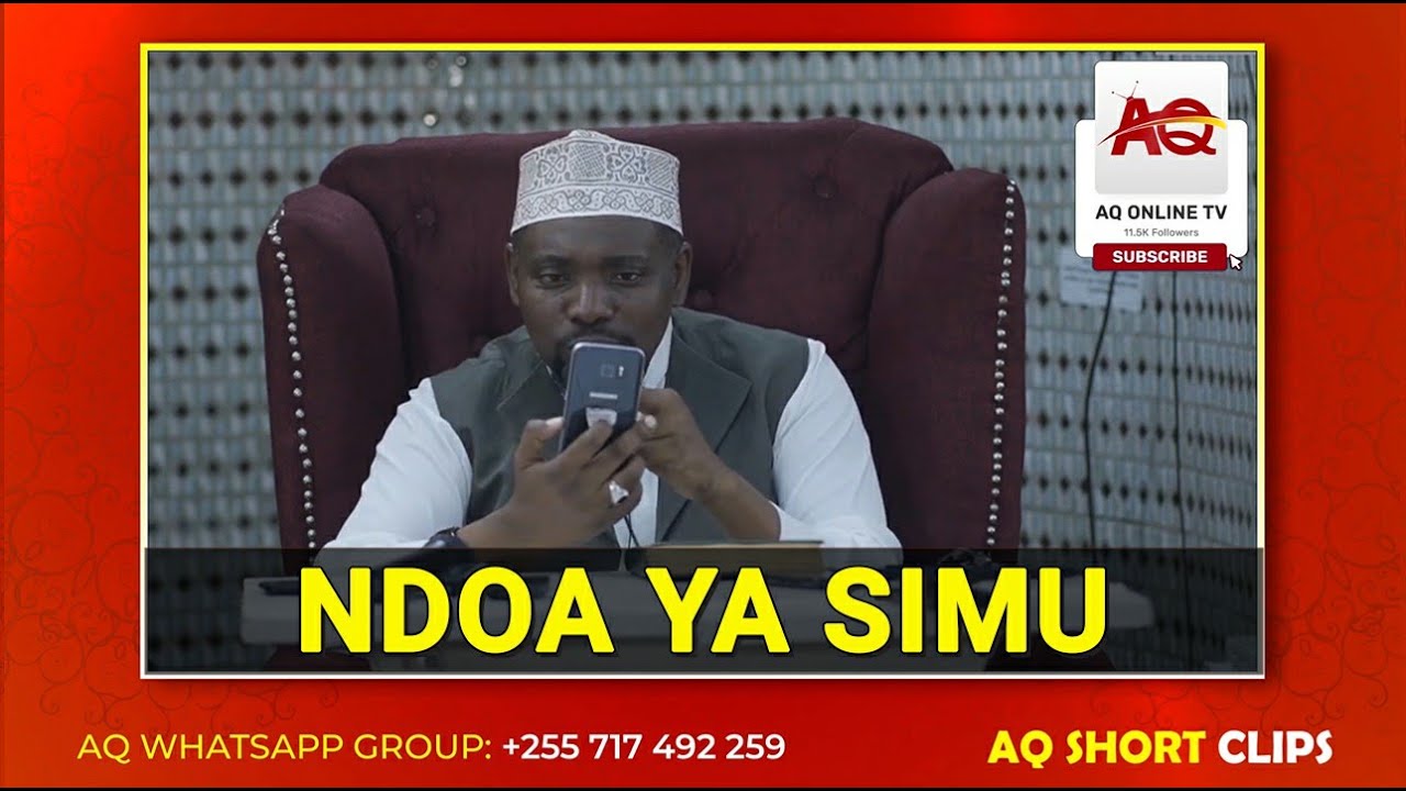 KUFUNGA NDOA KWA SIMU INAFAA? | SHEIKH WALID ALHAD