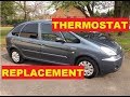 Termostato keitimas XSARA PICASSO 1.6 petrol Thermostat replacement