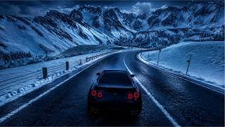 silent snow. | Cozy Midnight Mountain Drive | Soft Lofi & Winter Ambiance (1440p) screenshot 4