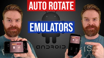 How to auto rotate Emulators on Android