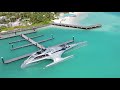 Adastra luxury superyacht at fari islands marina patina maldives and the ritzcarlton maldives