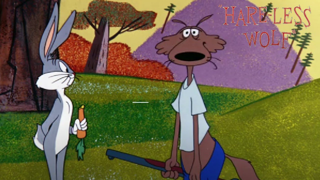 Hare-Less Wolf 1958 Merrie Melodies Bugs Bunny Cartoon Short Film