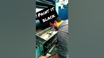 Offset press 1 Color - Miehle Roland #shorts #offsetpress #printer