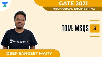 Theory of Machines: MSQs - 3 | Mechanical | GATE 2021 | Deep Sangeet Maity