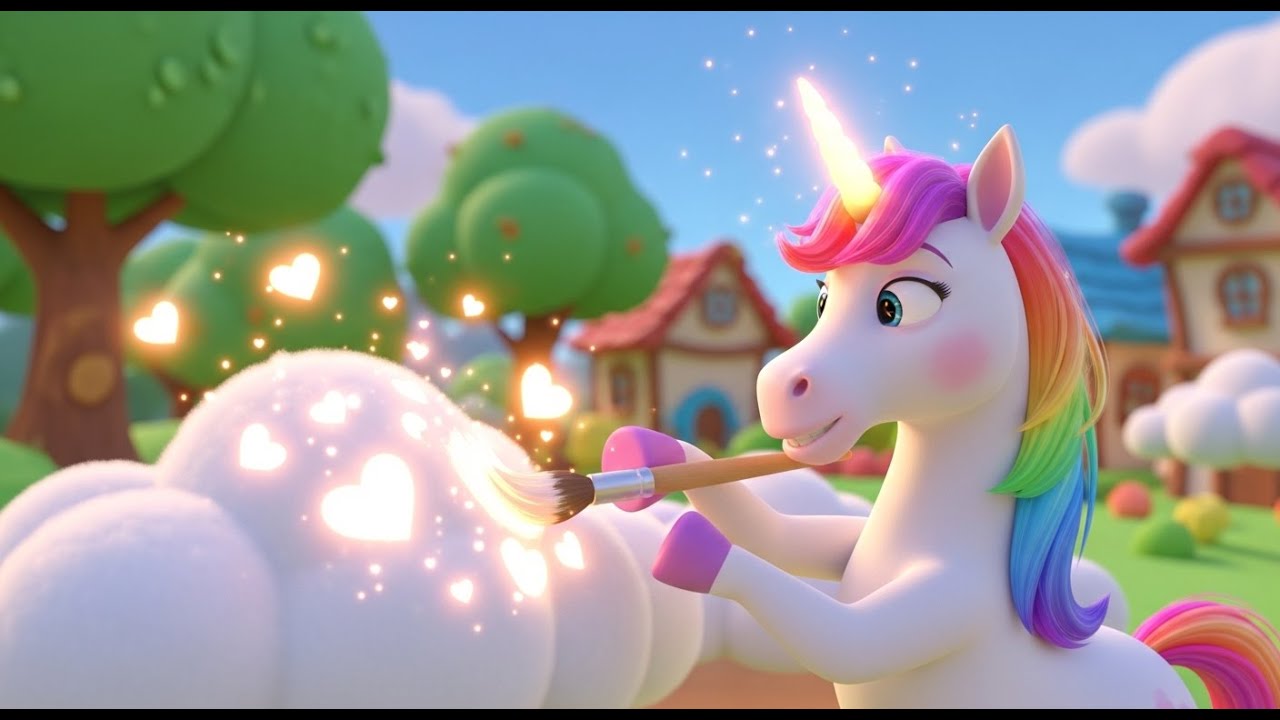 El Unicornio Que Pintaba Nubes | Mejores Rimas Infantiles y Canciones ...