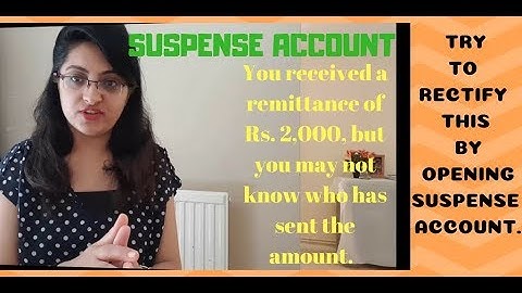 Rectification of  Errors - Part III - Suspense Account, Practicals