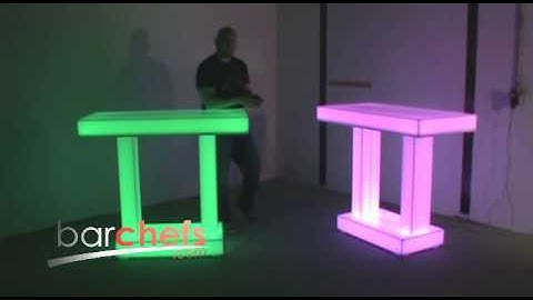 Light up twin column tables