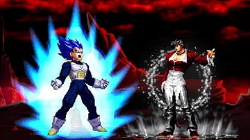 [DBZ vs KOF] Vegeta Super Transform vs Final Orochi Iori