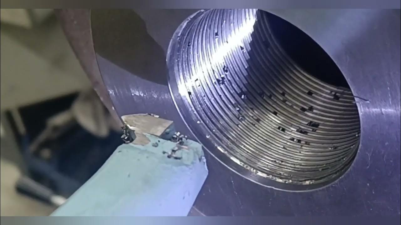 TRUE UP THREADING | RETHREAD | LATHE WORK - YouTube