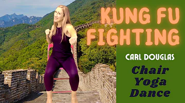 KUNG FU FIGHTING Carl Douglas 👊 Easy & fun seated workout!🥋 SPED TEACHERS/SENIORS 🪑 Chair Yoga Dance