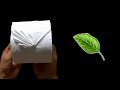 🍃 How to Fold a Leaf on Toilet Paper (Toilet Paper Origami)