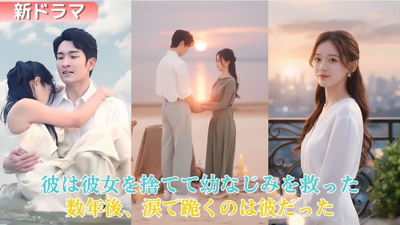 【中国ドラマ】同時に水に落ちたとき、彼は彼女を見捨てて幼なじみを救った。三年の愛は泡のように消え、彼女は姿を消す。純白のドレスをまとい他人と結婚する日に、彼は涙で跪き、やり直しを乞うのだった