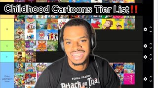 Best Childhood Cartoons Tier List!!