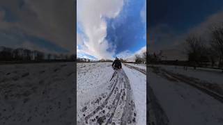 Riding Through a Snow Cloud ❄️ | Winter Timelapse