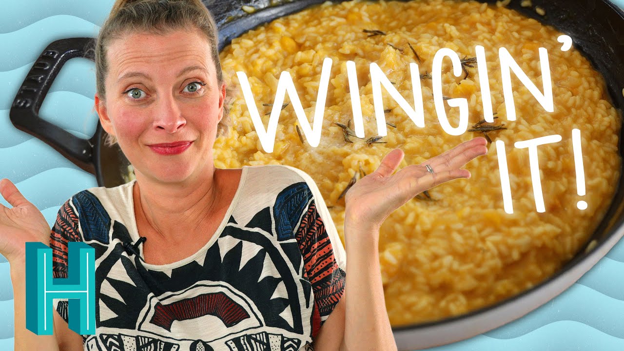 Butternut Risotto - Wingin' It! - Hilah Cooking