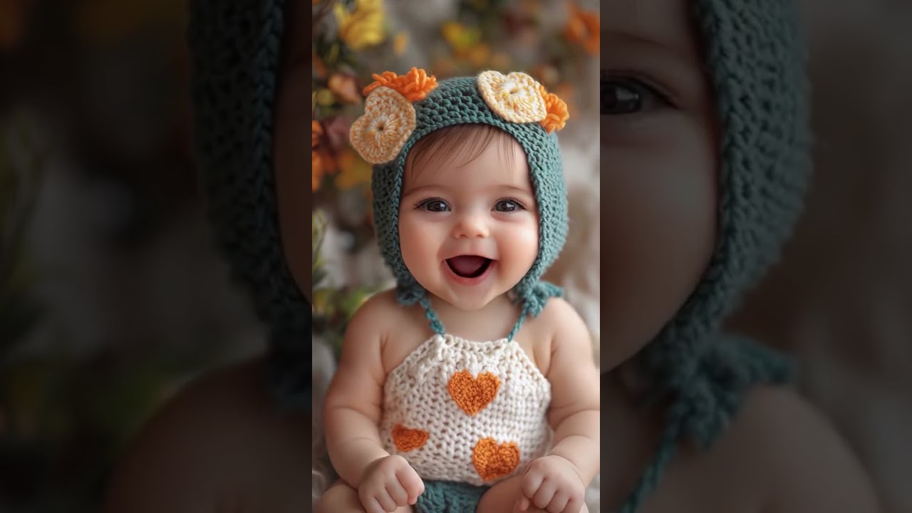 The image shows a post 🥳 Valentine’s Day with an AI‑generated “cute baby” video. The cap