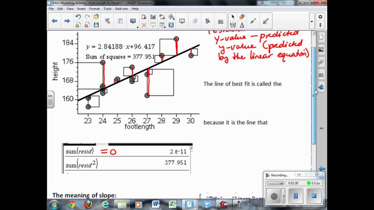 excel linear regression least squares