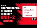 Master Cryptography & Network Security | Unit 2, Lec 2 | PYQ Solutions & Tips 🔐