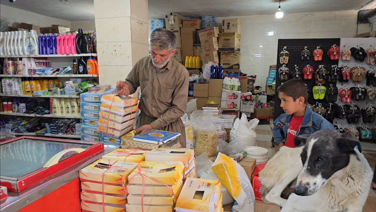 Iran nomadic life: Jahangir's attempt to take the dog to the vet and shopping for Eid