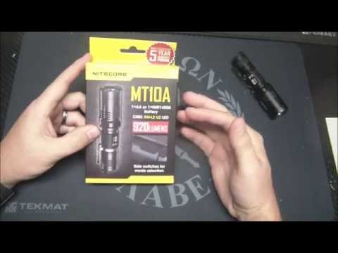 Nitecore Mt10A Flashlight Review-920 Lumens AA Size!