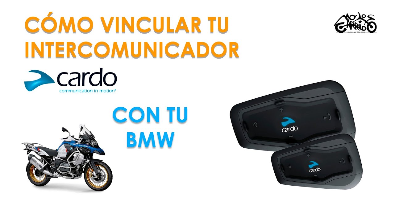 🏍 CÓMO VINCULAR UN INTERCOMUNICADOR CARDO A UNA BMW 🏍 | GARRIDO 🏍 - YouTube