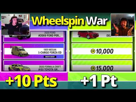 Thumbnail for Wheelspin WAR In Forza Horizon 6! Ft. SidWaj