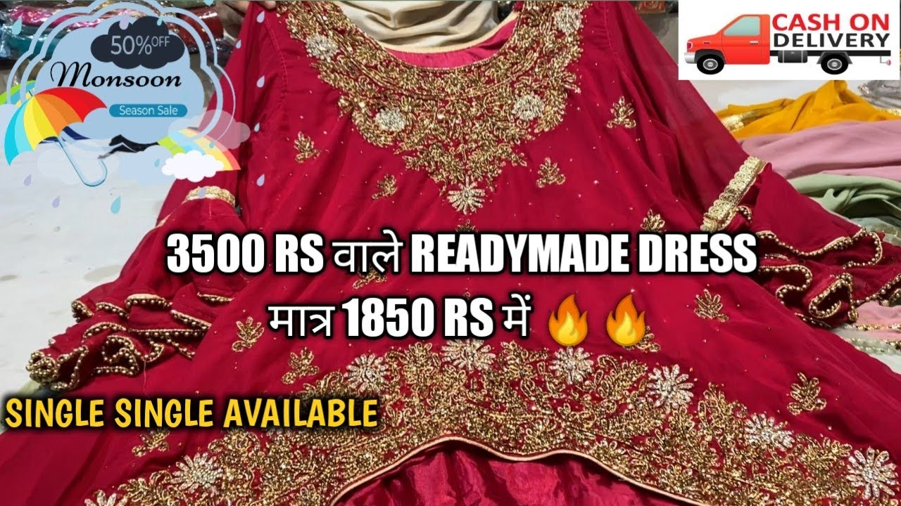 3500rs वाले designer Readymade Dress 1850rs में 