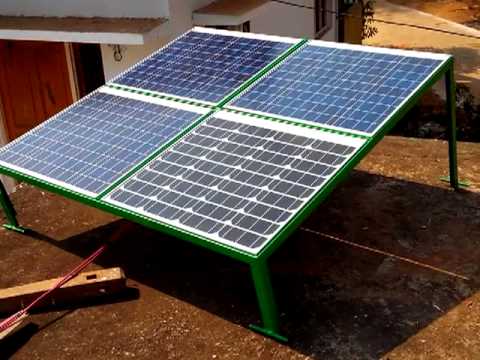 800 watt Solar Inverter with 200 watt Solar panels - YouTube
