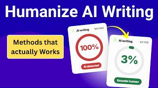 How to Humanize AI Generated Content | Bypass AI Detection in Minutes