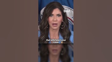 Airports refuse to play Kristi Noem