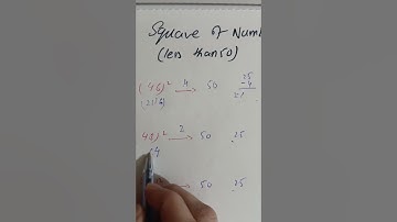 Find Square of any number less than 50|Short|Video|Maths|Viral