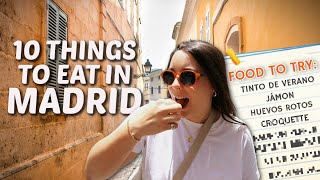 Madrid Food Tour - 10 Foods You MUST TRY In Spain! 🇪🇸