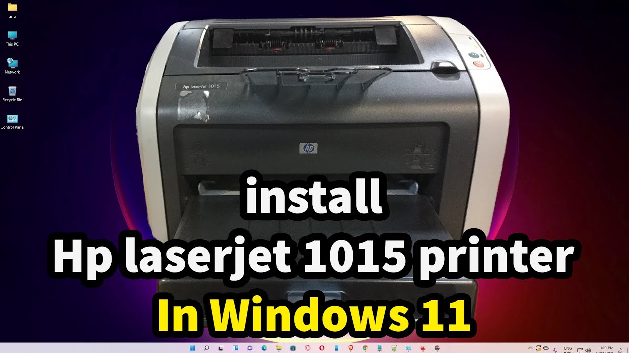 How Download & install Hp LaserJet 1015 Driver in Windows 11 - YouTube