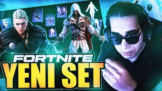 FORTNITE YENİ EZIO SETİYLE İLK MAÇ İLK WİN