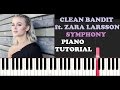 Clean Bandit ft. Zara Larsson - Symphony (Piano Tutorial)