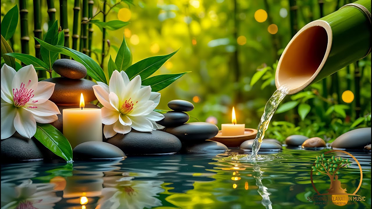 Beautiful Relaxing Music 🌿 Sleep Music, Water Sounds and Piano Music Relieves Stress, Spa & Massage