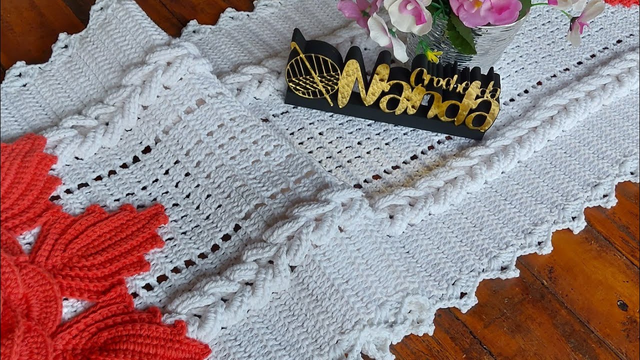 Base trilho de mesa Rubi/mega rosa /Passo a passo...MUITO FACIL ,FACA VOCE MESMO