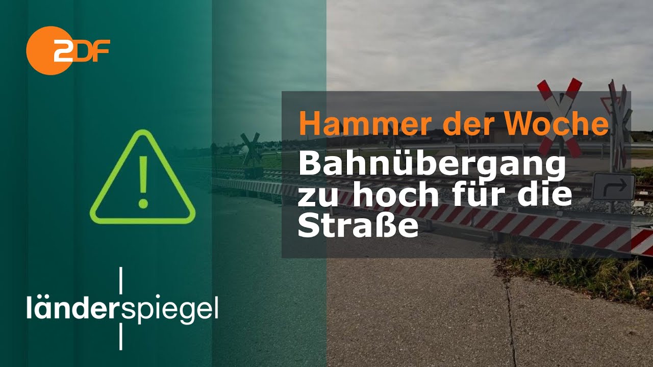 Neuer Bahnübergang zu hoch für die Straße | Hammer der Woche vom 15.11.25 | ZDF