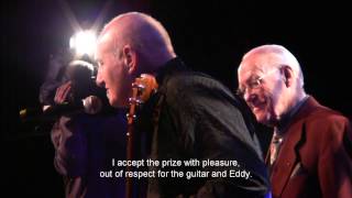 Jan Akkerman receives fourth SENA European Guitar Award/Eddy Christiani Award