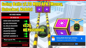 Going Balls Mod Apk Unlimited Money All Unlocked Mediafıre Game Hack 2025 Download