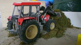 Schlüter 1250 VL #RC Tractor 1:10 - #12 Silage mit Frontlader - Scaleart Hydraulik / Servonaut BMA