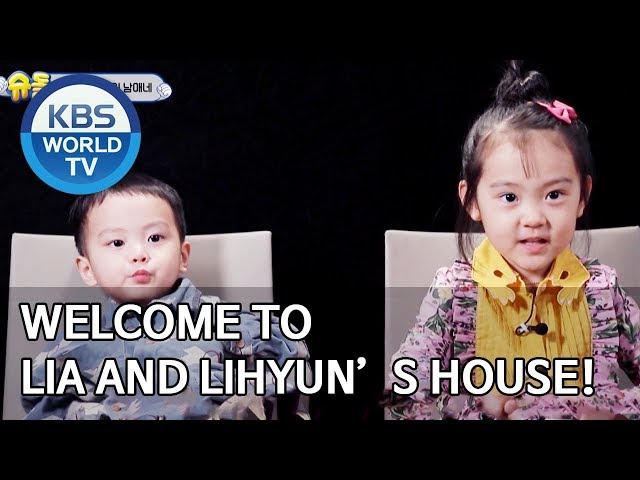 Welcome to Lia and Lihyun’s house! [The Return of Superman/2020.03.22] class=