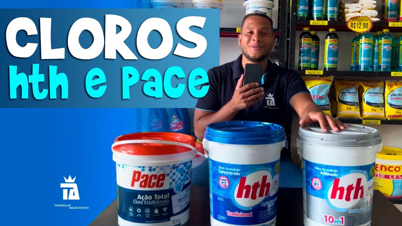 Conheça os cloros hth® e pace