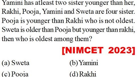 Yamini has atleast two sister younger than her, Rakhi, Pooja, Yamini and Sweta are four sister.