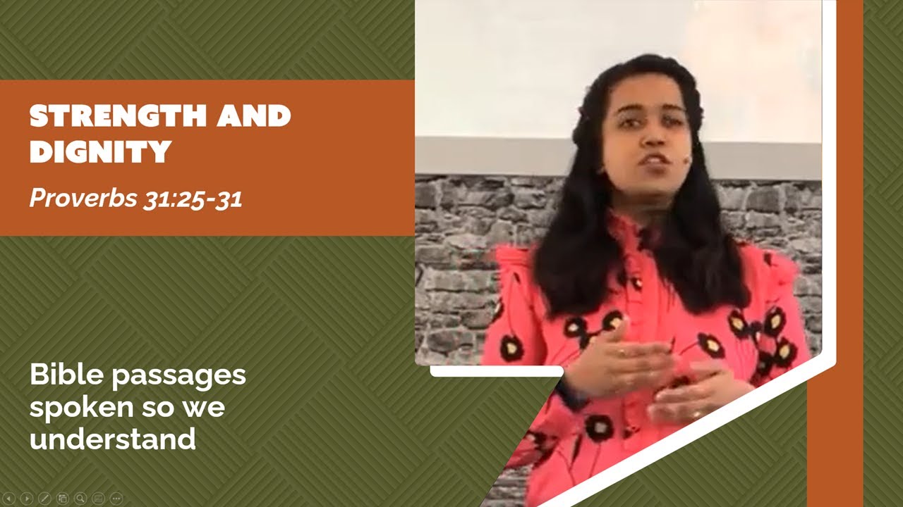 Clothed in strength and dignity