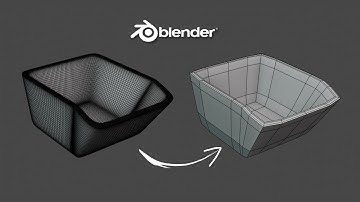 How to transform your 3D model into low poly (un-subdivide) | 3D Blender Tutorial
