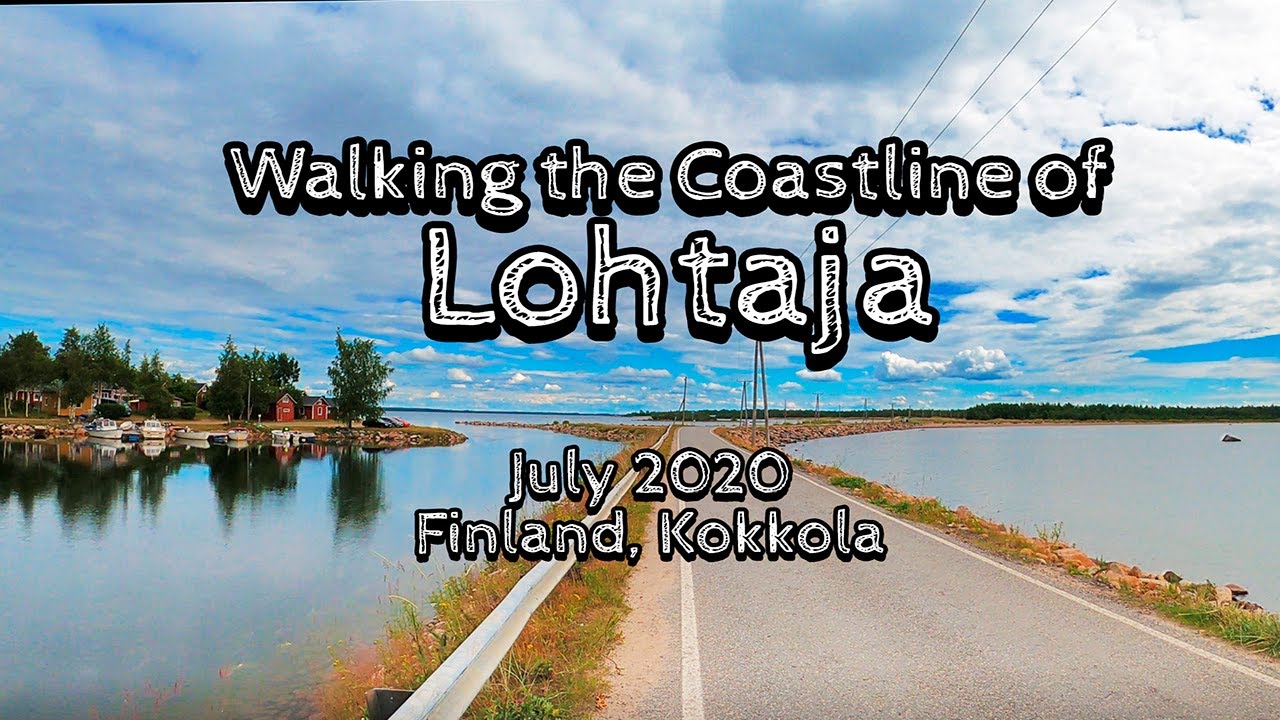 Walking the Coastline of Lohtaja, July 2020, Finland, Kokkola [4K]