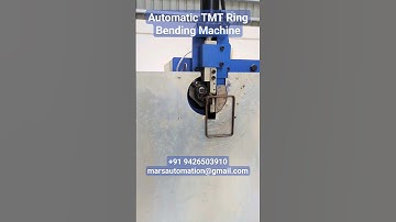 TMT Ring Making Machine, Automatic TMT Bending Machine, Rebar Bending Machine, Ring Making Machine