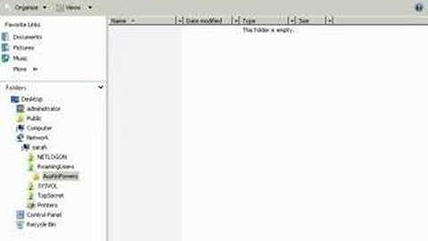 2008/Vista Group Policy - Roaming User Profiles